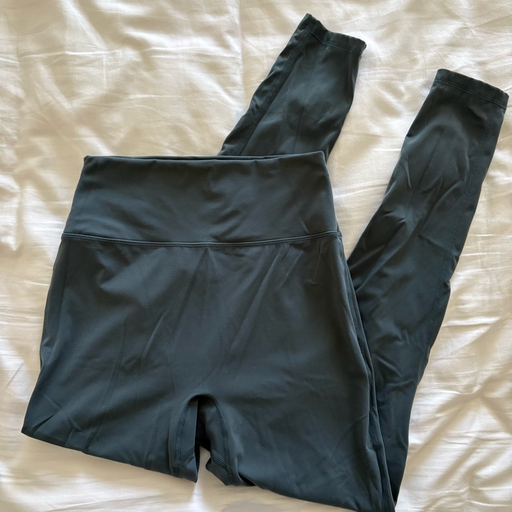 BuffBunny Blue Gray Athletic Leggings Size Medium